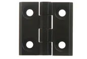 Zawiasy, okucia i inne akcesoria - Zawias 40x40, sworzeń stal nierdzewna, grubość 5mm, czarny - miniaturka - grafika 1