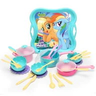 Zabawki AGD - WADER 26070 MY LITTLE PONY TACA Z NACZYNIAMI - miniaturka - grafika 1