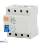 Bezpieczniki elektryczne - Wyłącznik różnicowoprądowy Bemko 4P 40A 100mA typ AC - miniaturka - grafika 1