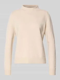 Sweter z dzianiny z mieszanki wiskozy ze wzorem ze stójką - Swetry damskie Sweter z dzianiny z mieszanki wiskozy ze wzorem ze stójką - Swetry damskie - miniaturka - grafika 1