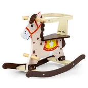 Zabawki na biegunach - Klasyczny konik koń na biegunach 12 brown - miniaturka - grafika 1