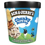 Lody i desery lodowe - Ben & Jerry's Chunky Monkey Lody 465 ml - miniaturka - grafika 1