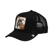 Czapki i chusty sportowe męskie - Czapka z daszkiem Goorin Bros. The Goat Black Trucker - 101-0385-BLK - miniaturka - grafika 1