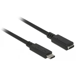 DeLOCK Przedłużacz Usb 3.1 C(M) - C(f) 2m czarny - Kontrolery - miniaturka - grafika 1