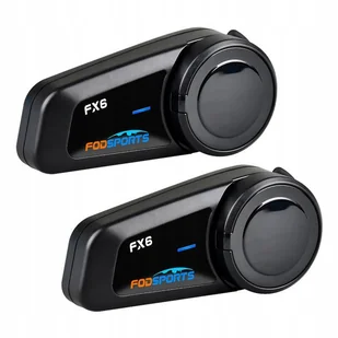 Interkom motocyklowy Fodsports FX6 dwupak (czarny) - Interkomy - miniaturka - grafika 1