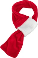 Ubranka dla psów - TRIXIE Xmas Szalik dla psa plusz - biało/czerwony - miniaturka - grafika 1