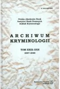 archiwum kryminologii t. xxix-xxx 2007-2008 - Czasopisma - miniaturka - grafika 1