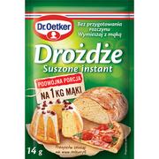 Proszki do pieczenia, drożdże - Dr. Oetker drożdże instant 14g - miniaturka - grafika 1