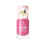Lakiery do paznokci - CONSTANCE CARROLL Lakier do paznokci z winylem nr 12 Pink Candy 10 ml - miniaturka - grafika 1