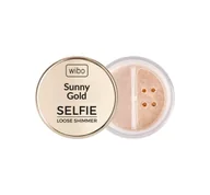 Rozświetlacze do twarzy i ciała - Selfie Loose Shimmer rozświetlacz do twarzy Sunny Gold - miniaturka - grafika 1