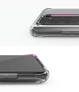 Ringke Fusion etui pokrowiec z żelową ramką Samsung Galaxy S20 Ultra czarny (FSSG0076) - Etui i futerały do telefonów - miniaturka - grafika 3