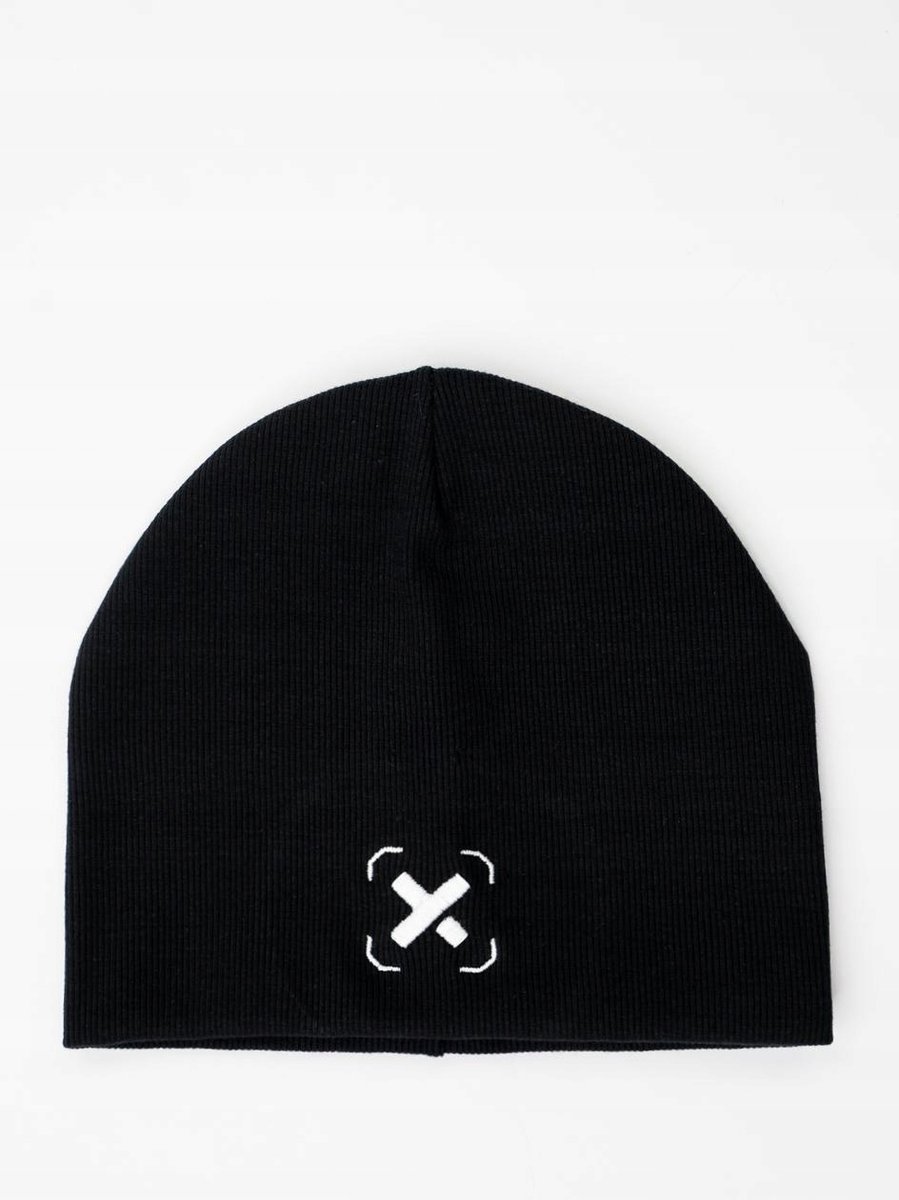 Czapka Zimowa BAWEŁNIANA NA ZIME CIEPŁA WYGODNA Czarna Point X Small X uni