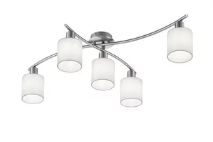 Trio Lampa sufitowa Garda nikiel mat/biały 5x25W 605400501 605400501 - Lampy sufitowe - miniaturka - grafika 2