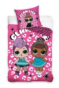 Pościel dla dzieci - Carbotex, Pościel dziecięca, bawełniana, LOL Suprise, 140x200 cm - miniaturka - grafika 1