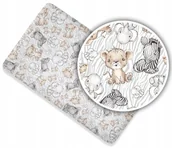 Prześcieradła dla dzieci - PRZEŚCIERADŁO BAWEŁNIANE DO ŁÓŻECZKA 160x80 WZORY! - miniaturka - grafika 1