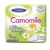Podpaski - Ultra Wings Camomile ultracienkie podpaski ze skrzydełkami 9szt - miniaturka - grafika 1