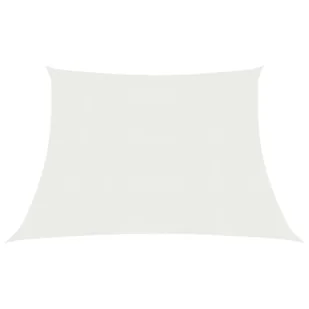 VidaXL Żagiel przeciwsłoneczny, 160 g/m, biały, 3/4x3 m, HDPE 311269 VidaXL - Parasole ogrodowe - miniaturka - grafika 7