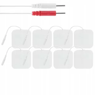 8X Elektroda Elektrody Pady Żelowe Tens/Ems - Akcesoria do rehabilitacji - miniaturka - grafika 1