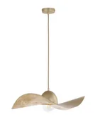 Lampy sufitowe - Sigma Designerska lampa wisząca KAPELLO M E27 60W śr. 55cm złoty 32348 - miniaturka - grafika 1