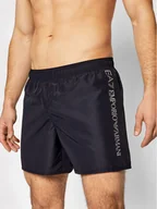 Kąpielówki męskie - EA7 Emporio Armani Szorty kąpielowe 902035 CC720 00020 Czarny Regular Fit - miniaturka - grafika 1