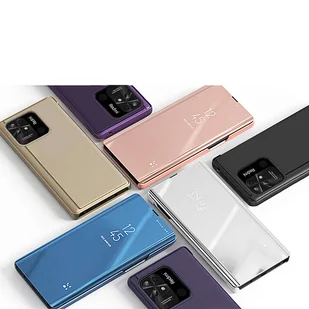 Clear View Case etui Xiaomi Redmi 10C pokrowiec z klapką czarne - Etui i futerały do telefonów - miniaturka - grafika 5