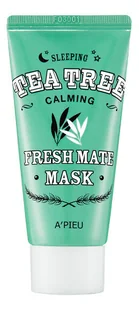Fresh A'pieu A'pieu Mate Tea Tree Mask Soothing - 50 ml 2100555 - Maseczki do twarzy - miniaturka - grafika 1