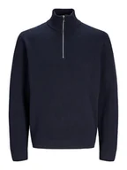 Swetry męskie - Jack & Jones Sweter "Milano" w kolorze granatowym - miniaturka - grafika 1