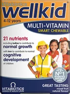 Suplementy diety - VITABIOTICS WELLKID MULTI-VITAMIN SMART CHEWABLE 30 TABLETEK - miniaturka - grafika 1