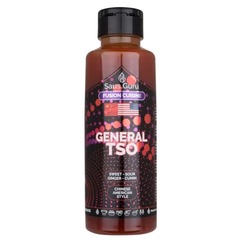 Azjatycki sos SŁODKO KWAŚNY sos do mięsa General TSO Sauce SAUS.GURU