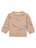 Bluzy i sweterki niemowlęce - Noppies Bluza "Gaton" w kolorze jasnobrązowym - miniaturka - grafika 1