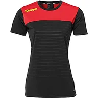 Koszulki i topy damskie - Kempa damska koszulka trykotowa Emotion 2.0 czarny Schwarz/Rot/Gelb X-L - miniaturka - grafika 1