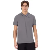 Koszulki męskie - Kappa Męska koszulka polo Ezio 2 szara rozmiar XL - miniaturka - grafika 1