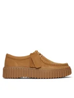 Półbuty damskie - Clarks Półbuty Torhill Bee 26172084 Brązowy - miniaturka - grafika 1