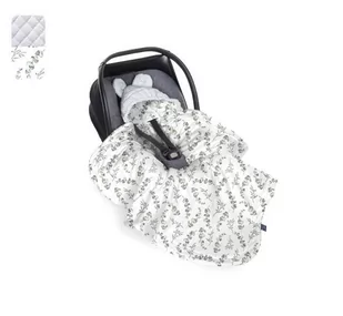 Baby Steps Kocyk całoroczny do fotelika Eucaliptus Gray - Zestawy naczyń dla dzieci - miniaturka - grafika 1