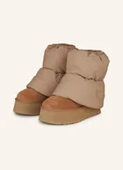 Botki damskie - Ugg Botki Na Platformie Classic Mini Dipper Puffer braun - UGG - miniaturka - grafika 1