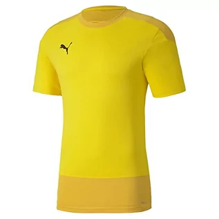 Koszulki męskie - PUMA PUMA Męska koszulka treningowa Teamgoal 23 z dżerseju żółty żółty (Cyber Yellow-Spectra Yellow M 656482 - grafika 1