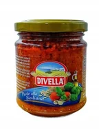 Pasztet i przetwory mięsne - czerwone Pesto sycylisjkie alla siliciana 190g Divella - miniaturka - grafika 1