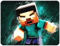 Podkładki pod mysz - PODKŁADKA POD MYSZKĘ MINECRAFT Z IMIENIEM 23x19CM DO LAPTOPA - miniaturka - grafika 1