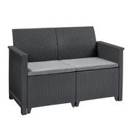 Sofy ogrodowe - Sofa ogrodowa Elodie antracytowa Keter - miniaturka - grafika 1
