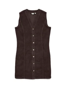 Vero Moda Sukienka codzienna Eden 10333959 Brązowy Regular Fit - Sukienki - miniaturka - grafika 1
