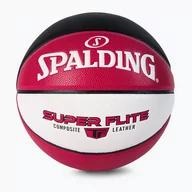Koszykówka - Piłka do koszykówki Spalding Super Flite czerwona/biała/czarna rozmiar 7 - miniaturka - grafika 1