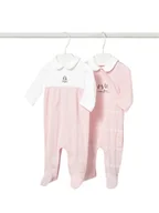 Pajacyki dla niemowląt - Mayoral Komplet pajacy 1703 Różowy Regular Fit - miniaturka - grafika 1
