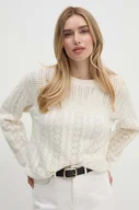 Swetry damskie - Pepe Jeans sweter bawełniany ISADORA kolor beżowy lekki PL702159 - miniaturka - grafika 1
