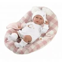 Lalka bobas Mimi z przewijakiem 42cm Llorens - Lalki dla dziewczynek - miniaturka - grafika 1
