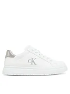 Buty dla dziewczynek - Calvin Klein Jeans Sneakersy Low Cut Lace-UP V3A9-82013-1355X S Biały - miniaturka - grafika 1