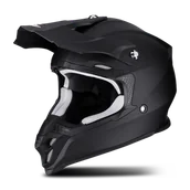 Kaski motocyklowe - Kask Cross Scorpion MX VX-16 EVO AIR Matowy CzarnyM - miniaturka - grafika 1