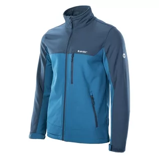 Bielizna sportowa męska - Hitec, Softshell męski, Torel, Navy Blue, XL - grafika 1