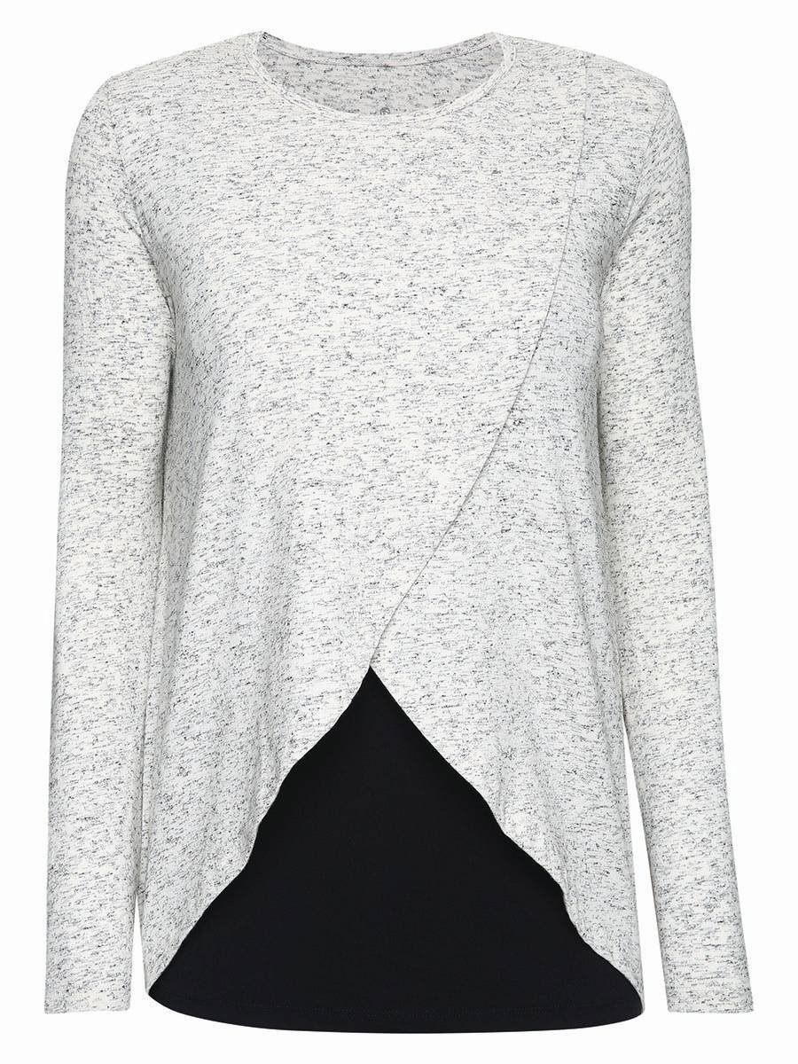 Damska koszula do karmienia z długim rękawem biała Bellybutton Maternity, r.S