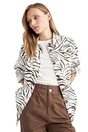 Koszulki i topy damskie - DeFacto Damska koszulka typu tunic, brązowy, XL - miniaturka - grafika 1