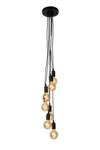 Lucide FIX MULTIPLE Czarna 7xE27 Lampa wisząca 08408/07/30 08408/07/30 - Lampy sufitowe - miniaturka - grafika 1